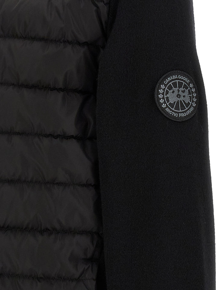 Canada Goose Black Wool Full-Length Jacket