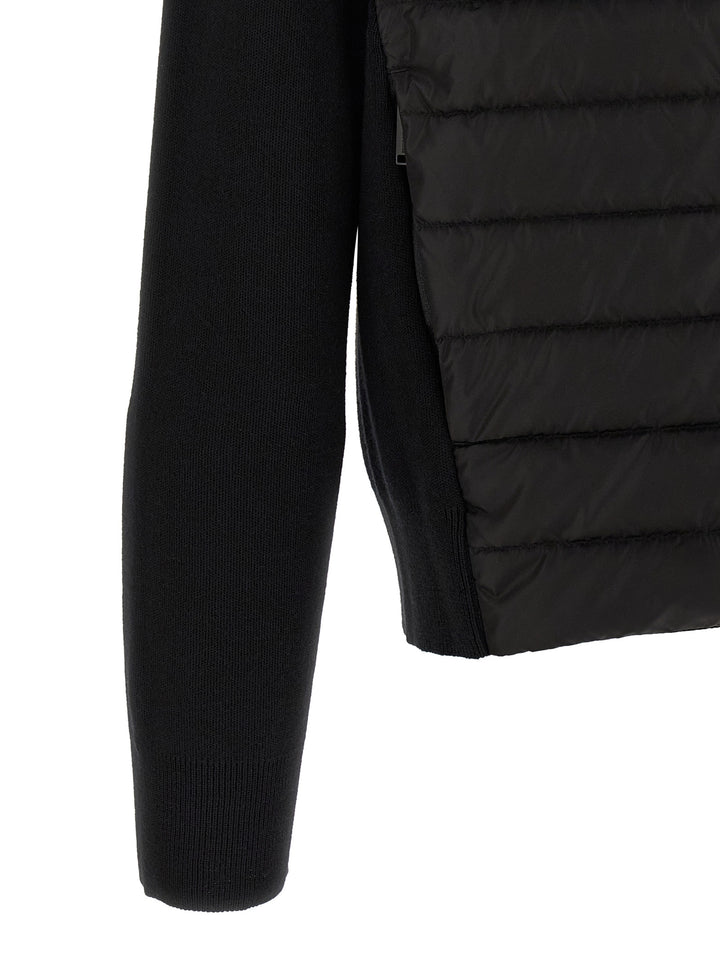 Canada Goose Black Wool Full-Length Jacket