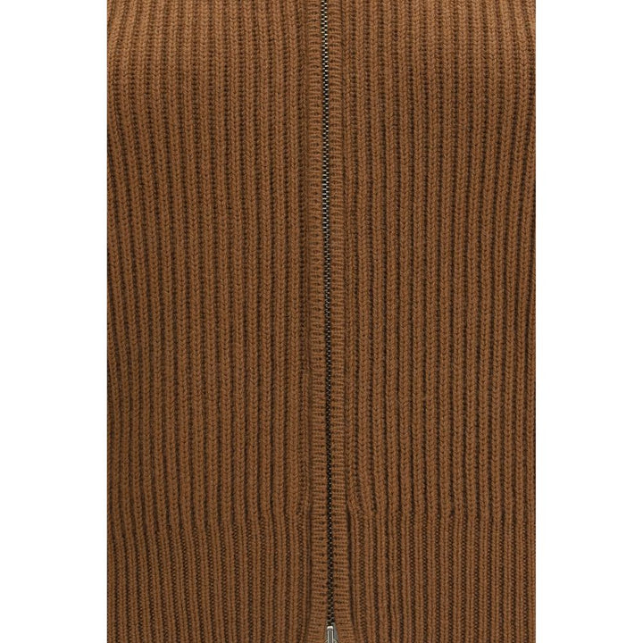 Max Mara Brown Wool Oves Aries Cardigan