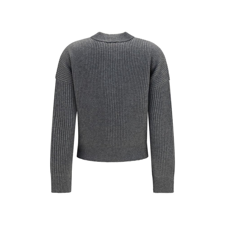 Max Mara Gray Wool Oves Aries Cardigan
