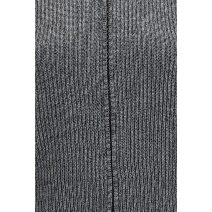 Max Mara Gray Wool Oves Aries Cardigan