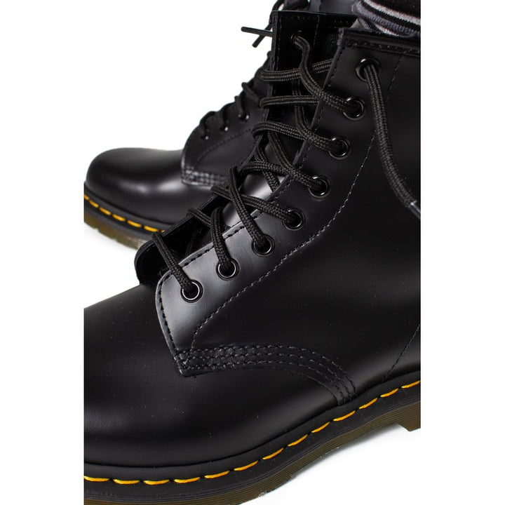 Dr. Martens Black Leather Athletic Sneakers