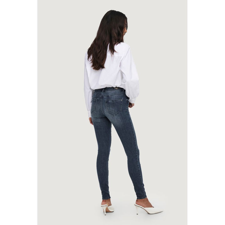 Only Blue Cotton Skinny Jeans