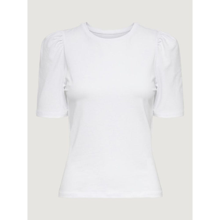 Only White Cotton T-Shirt