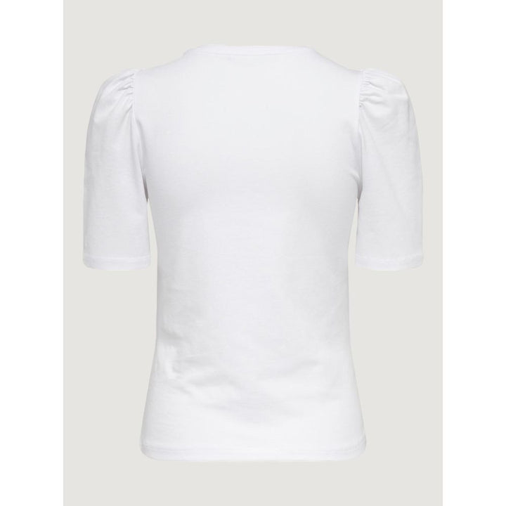 Only White Cotton T-Shirt