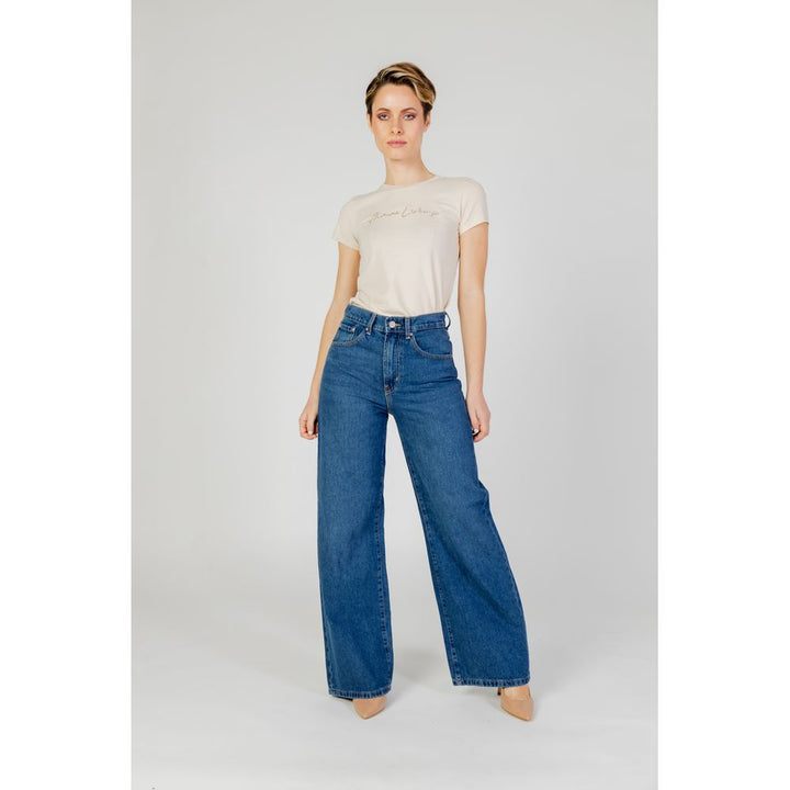 Only Blue Cotton Relaxed Fit Jeans
