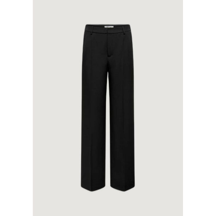 Only Black Polyester Casual Pants