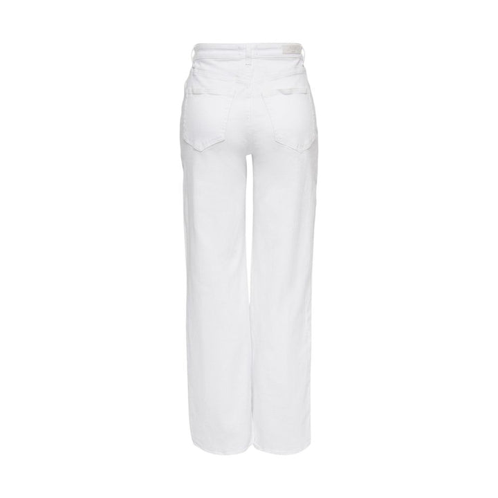 Only White Cotton Relaxed Fit Jeans