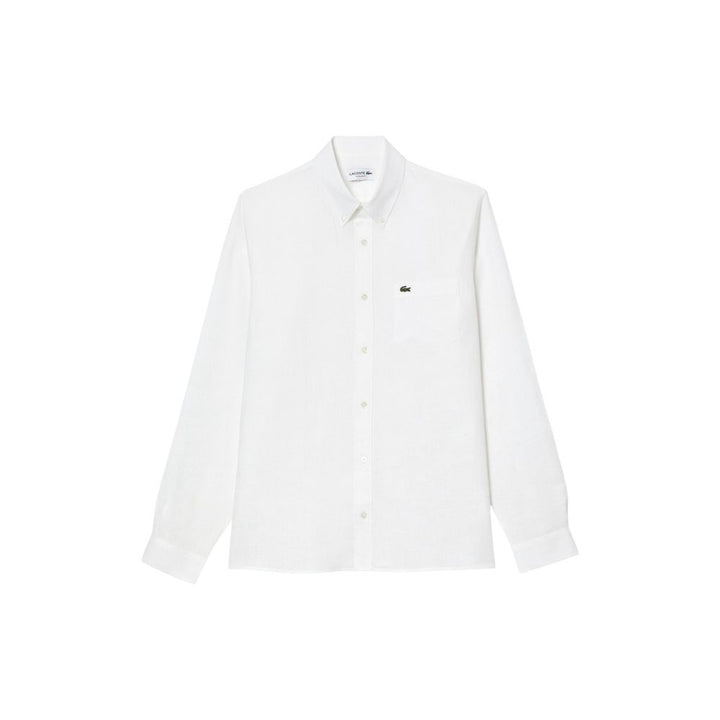 Lacoste White Linen Shirt