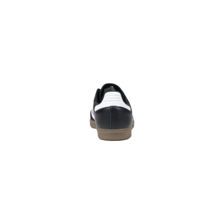 Adidas Originals Black Leather Athletic Sneakers