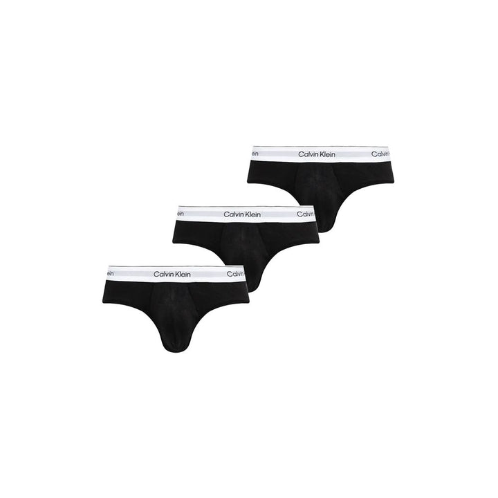 Calvin Klein Underwear Black And White Cotton Briefs