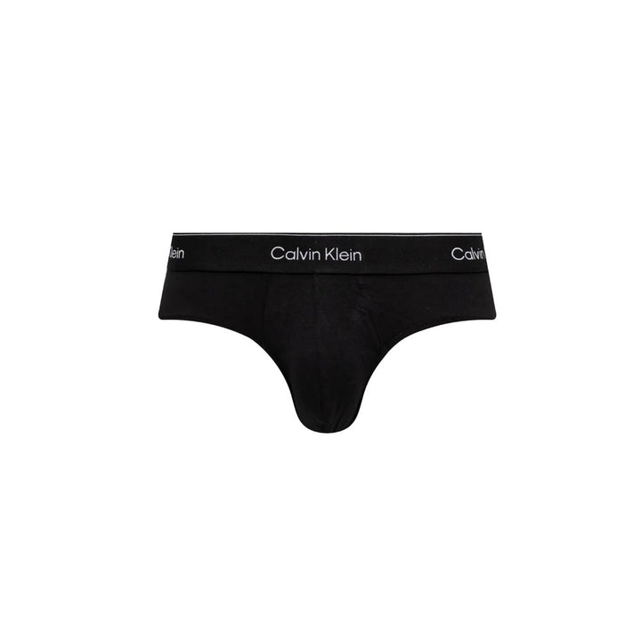 Calvin Klein Underwear Black And White Cotton Briefs