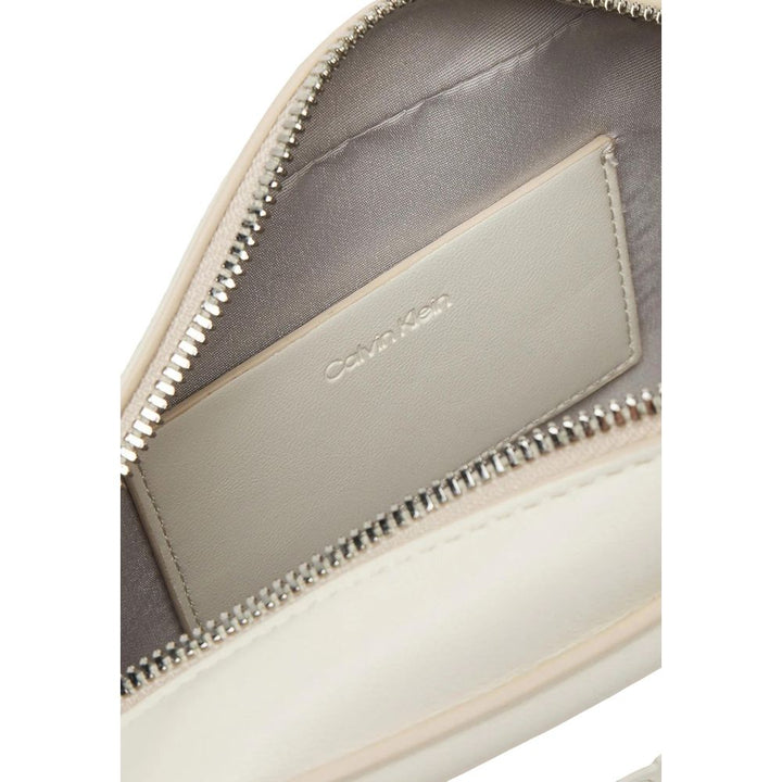 Calvin Klein White Polyethylene Handbag