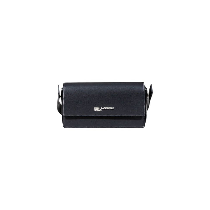 Karl Lagerfeld Black Artificial Leather Handbag