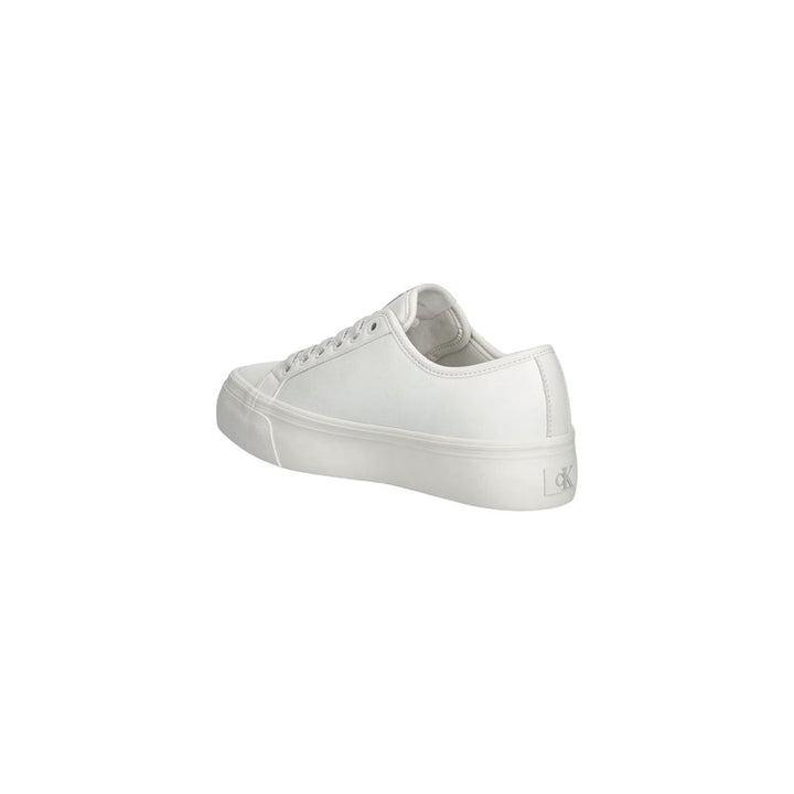 Calvin Klein Jeans White Leather Sneakers