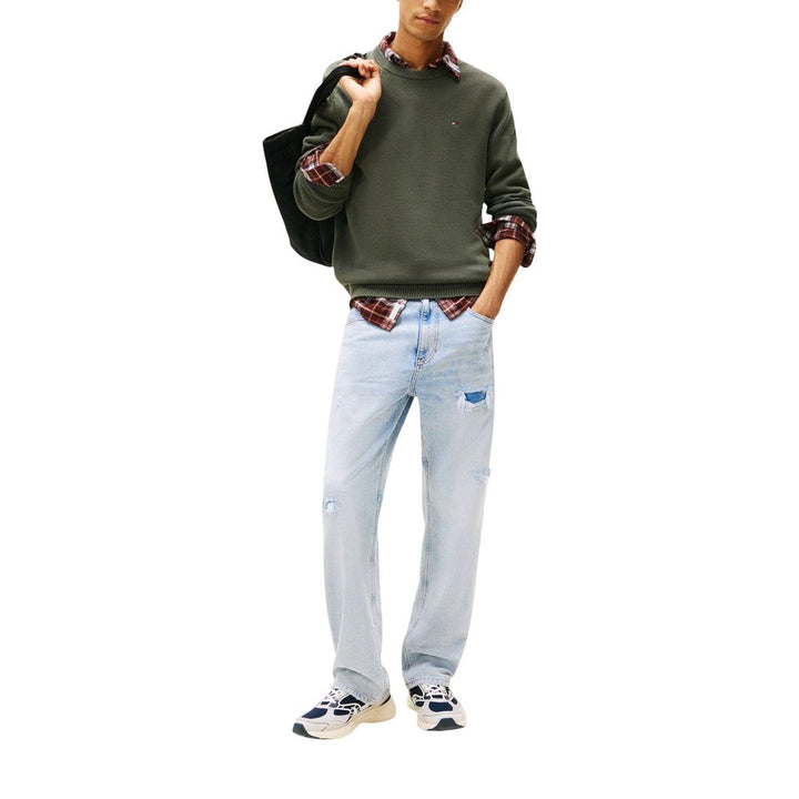 Tommy Hilfiger Jeans Green Organic Cotton Sweatshirt