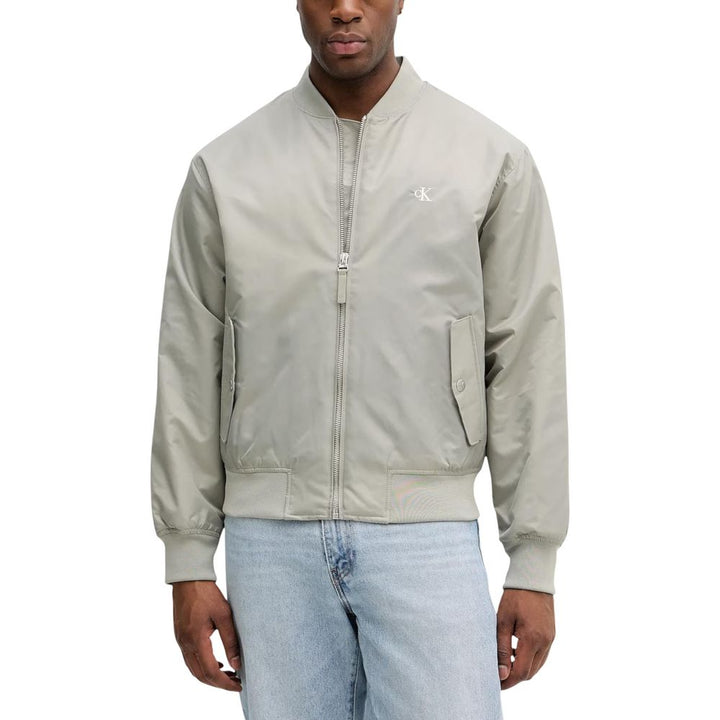 Calvin Klein Jeans Bicolor Polyamide Bomber