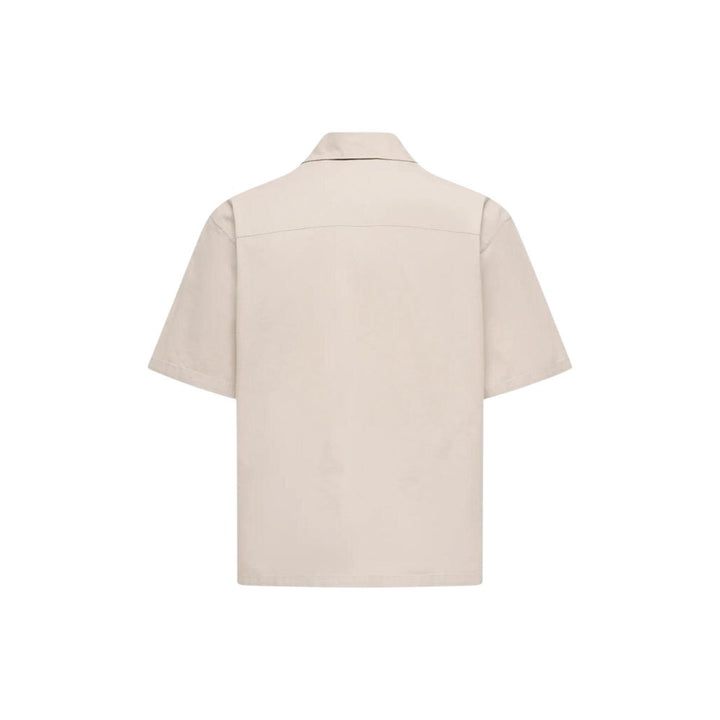 Only &amp; Sons Beige Cotton Shortsleeve Shirt