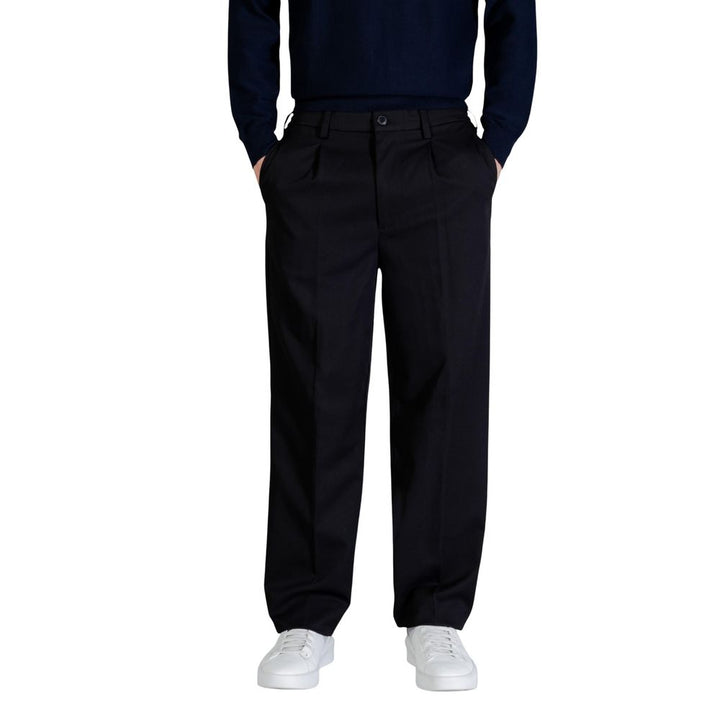 Only &amp; Sons Black Recycled Polyester Casual Pants
