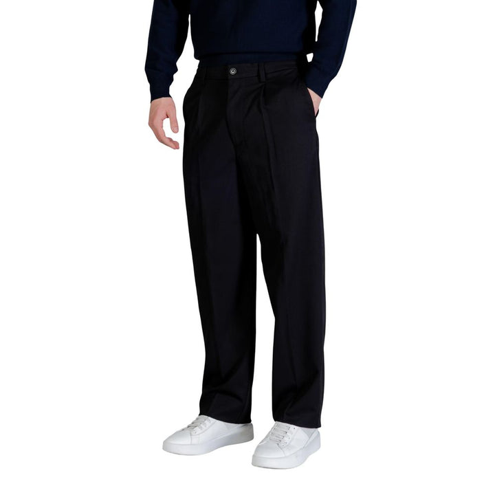 Only &amp; Sons Black Recycled Polyester Casual Pants