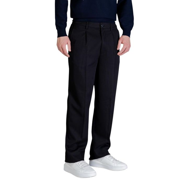 Only &amp; Sons Black Recycled Polyester Casual Pants