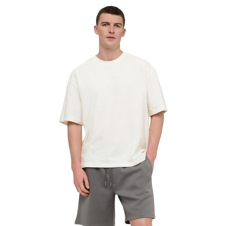 Only &amp; Sons Cream Cotton T-Shirt