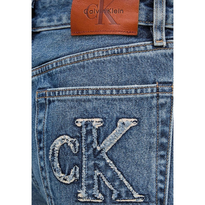 Calvin Klein Jeans Blue Cotton Mom Jeans