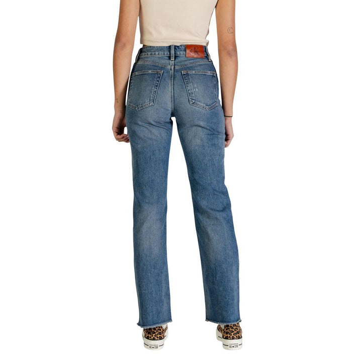 Calvin Klein Jeans Blue Cotton Mom Jeans