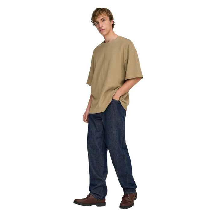 Only &amp; Sons Brown Cotton T-Shirt