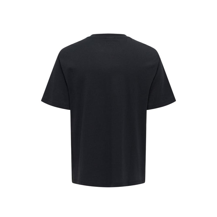 Only &amp; Sons Black Cotton T-Shirt