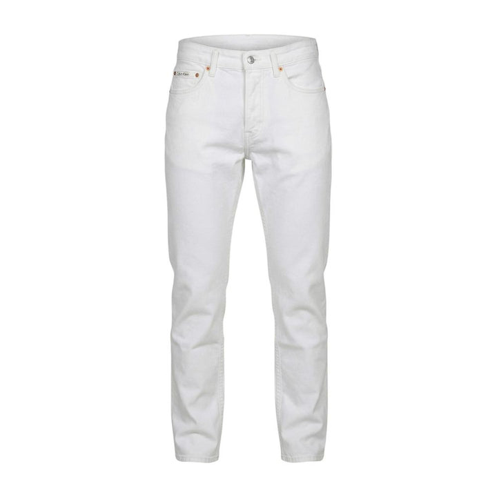 Calvin Klein Jeans White Cotton Skinny Jeans
