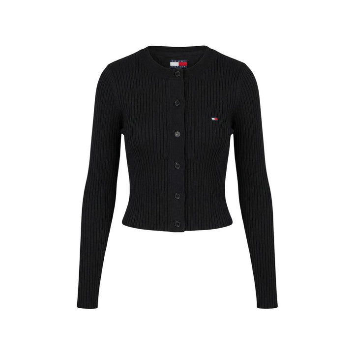 Tommy Hilfiger Jeans Black Organic Cotton Cardigan