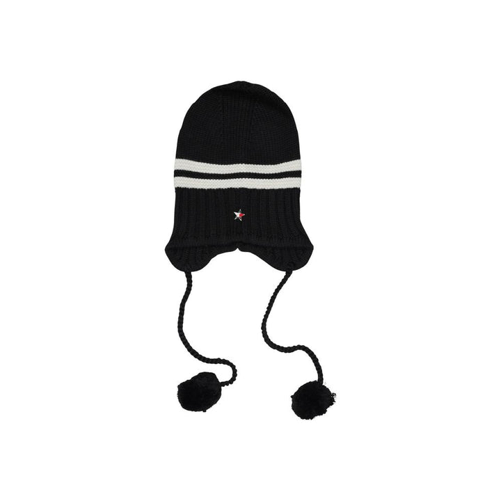 Tommy Hilfiger Jeans Black And White Recycled Wool Cap (Baseball Hat)