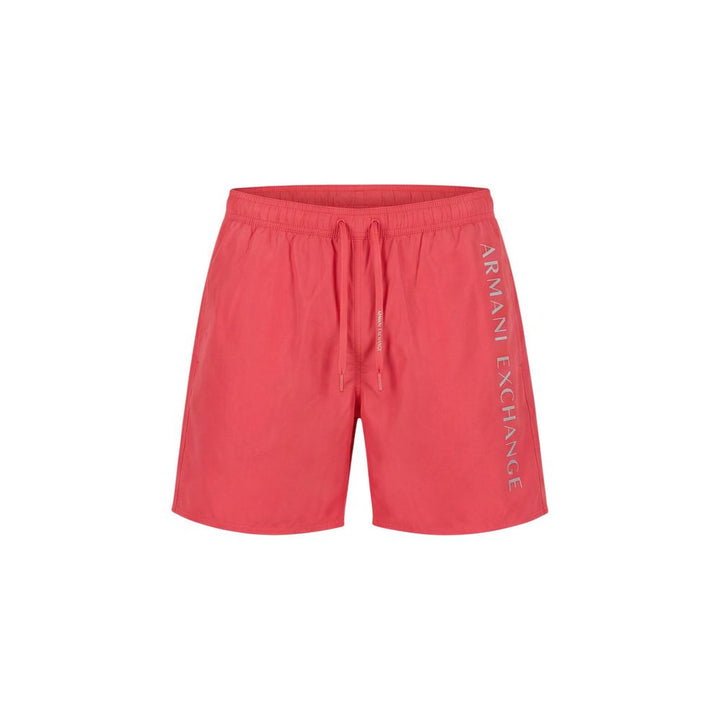 Armani Exchange Orange Polyester Swim Shorts