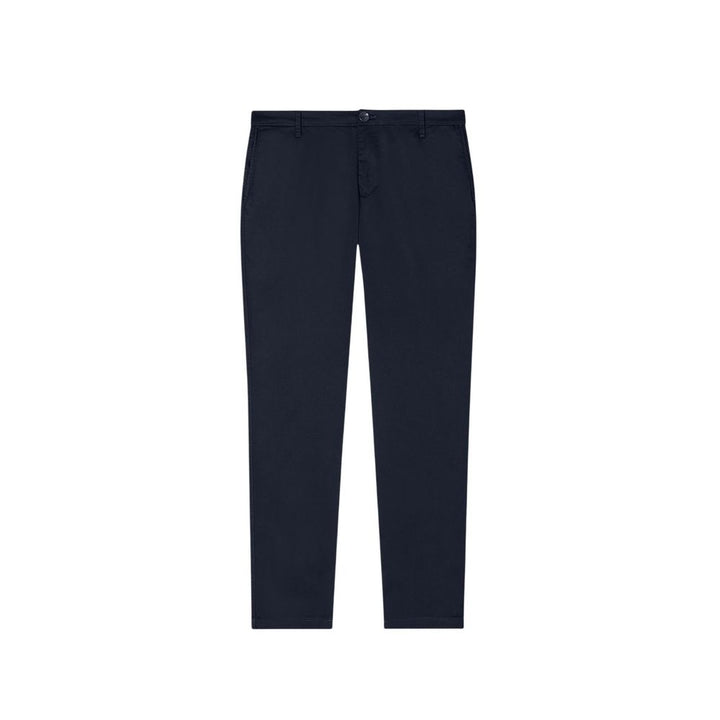 Armani Exchange Blue Cotton Skinny Pants