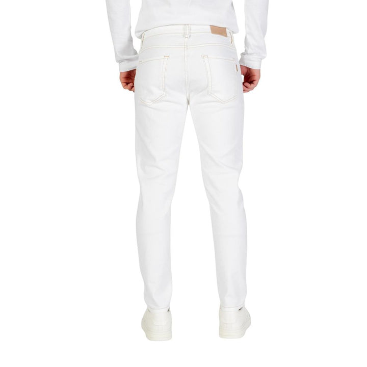 Antony Morato White Cotton Skinny Jeans