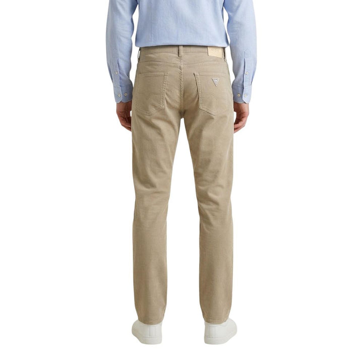 Guess Beige Cotton Skinny Pants