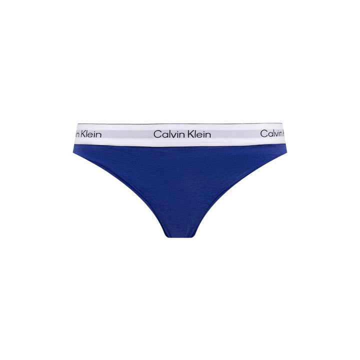 Calvin Klein Underwear Blue Cotton Pantie