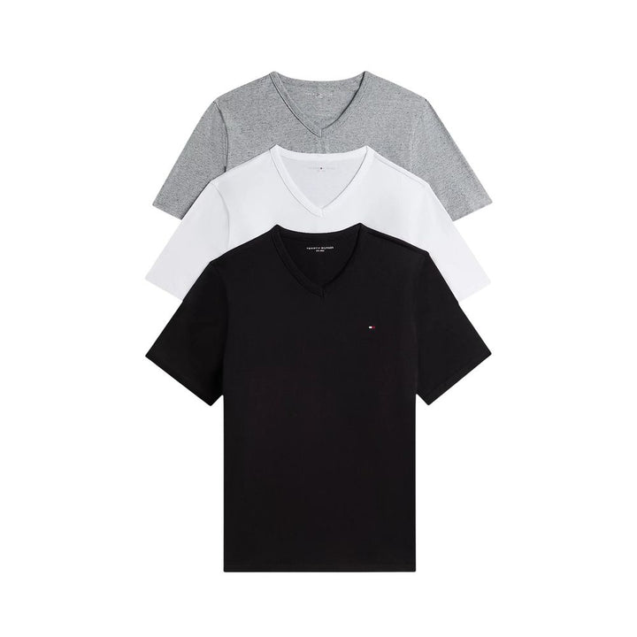 Tommy Hilfiger Black And White Cotton Tank Tops