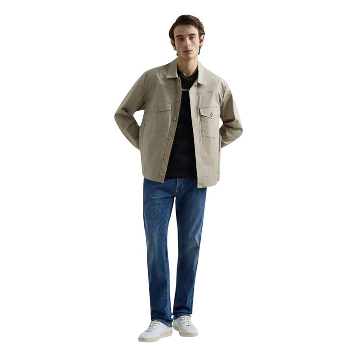 Replay Blue Cotton Relaxed Fit Jeans