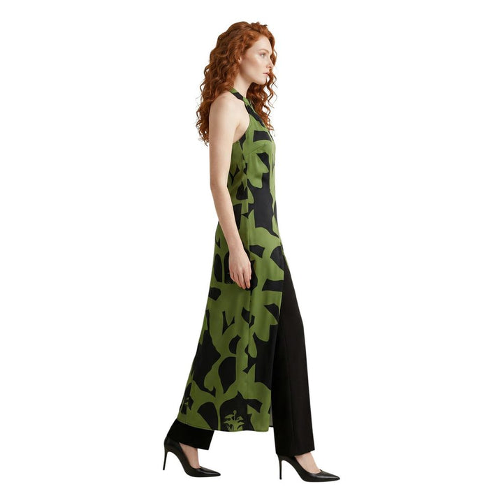 Replay Bicolor Viscose Long Dress