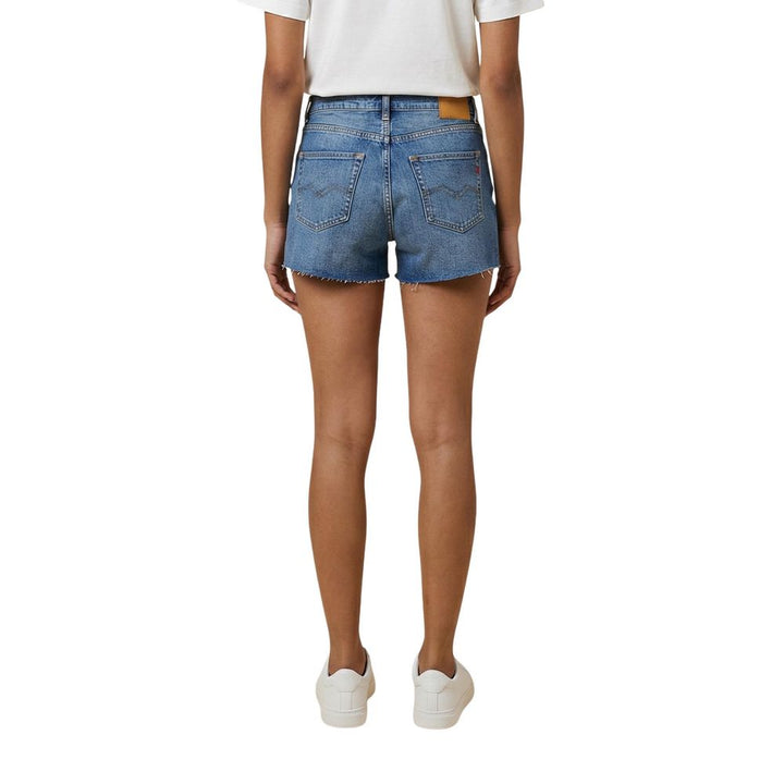 Replay Blue Cotton Shorts