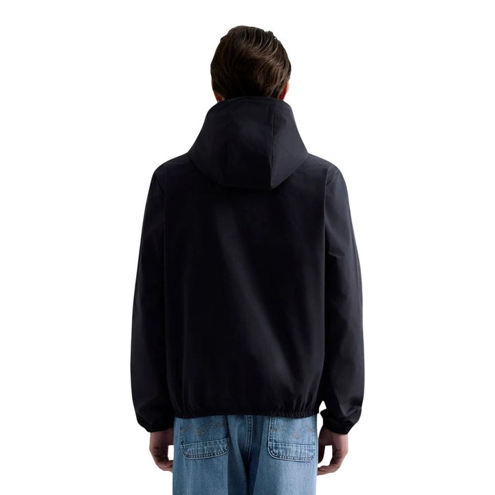 Replay Black Polyester Shell Jacket