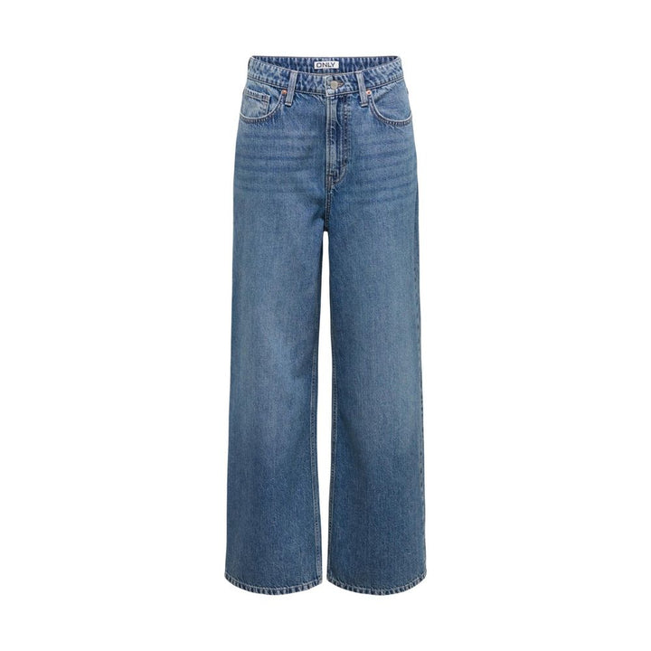 Only Blue Cotton Relaxed Fit Jeans