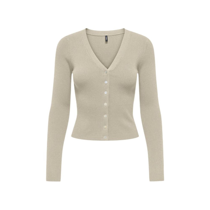 Only Beige Viscose Cardigan