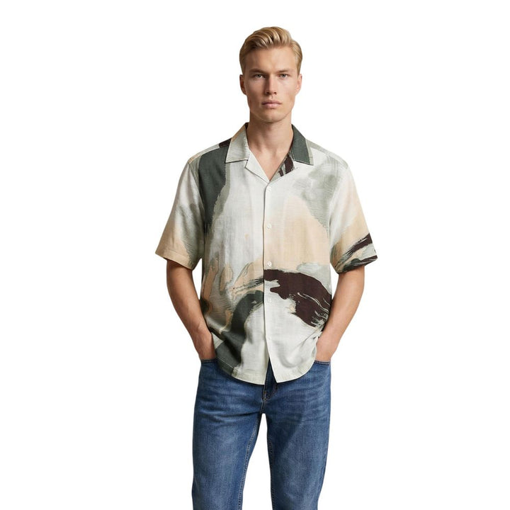 Only &amp; Sons Bicolor Viscose Shortsleeve Shirt