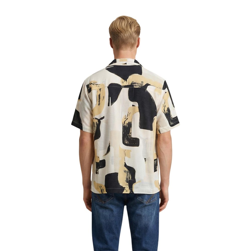 Only &amp; Sons Multicolor Viscose Shortsleeve Shirt