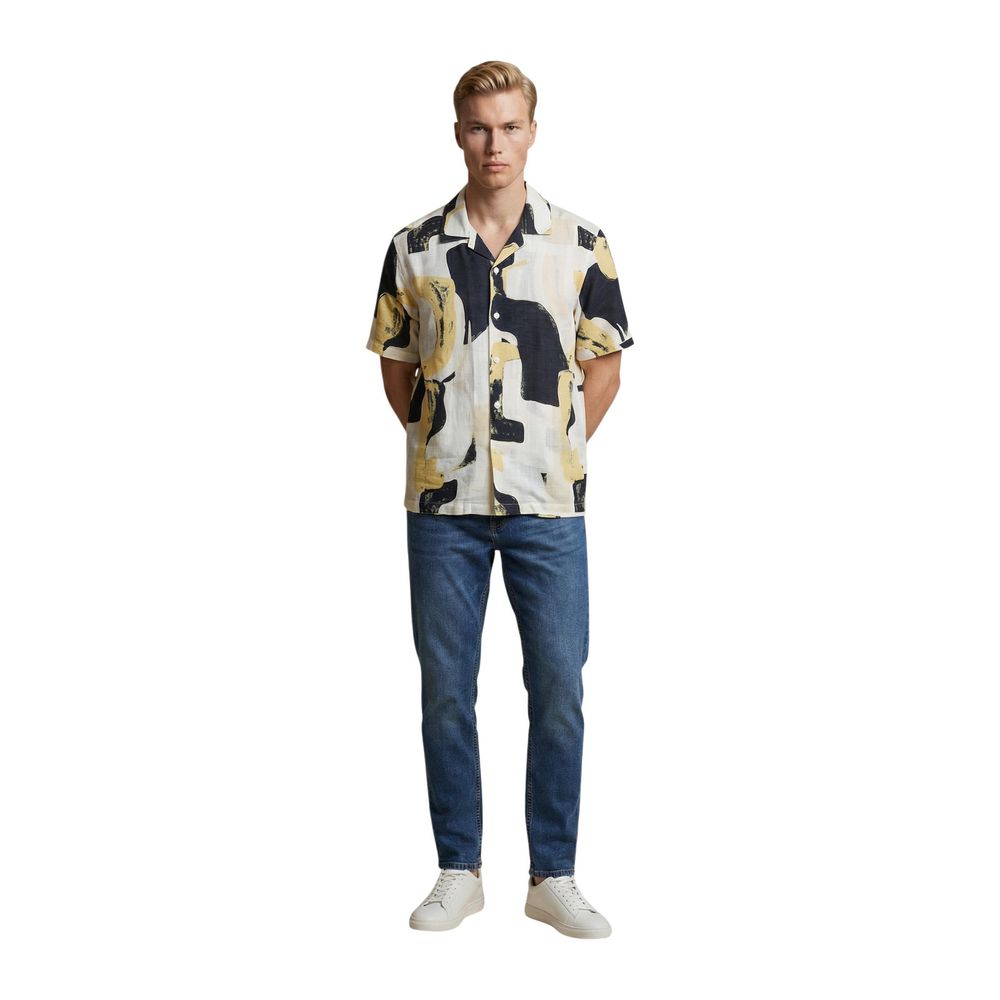 Only &amp; Sons Multicolor Viscose Shortsleeve Shirt