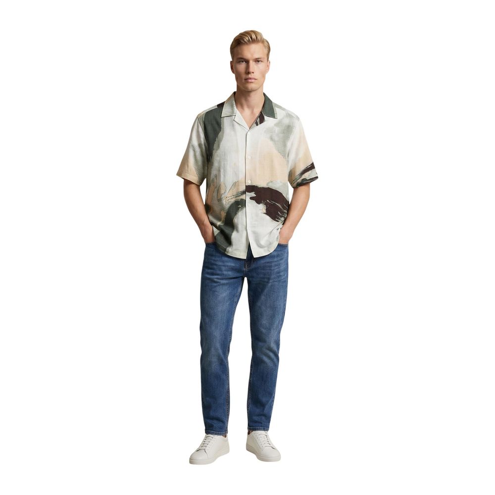 Only &amp; Sons Bicolor Viscose Shortsleeve Shirt