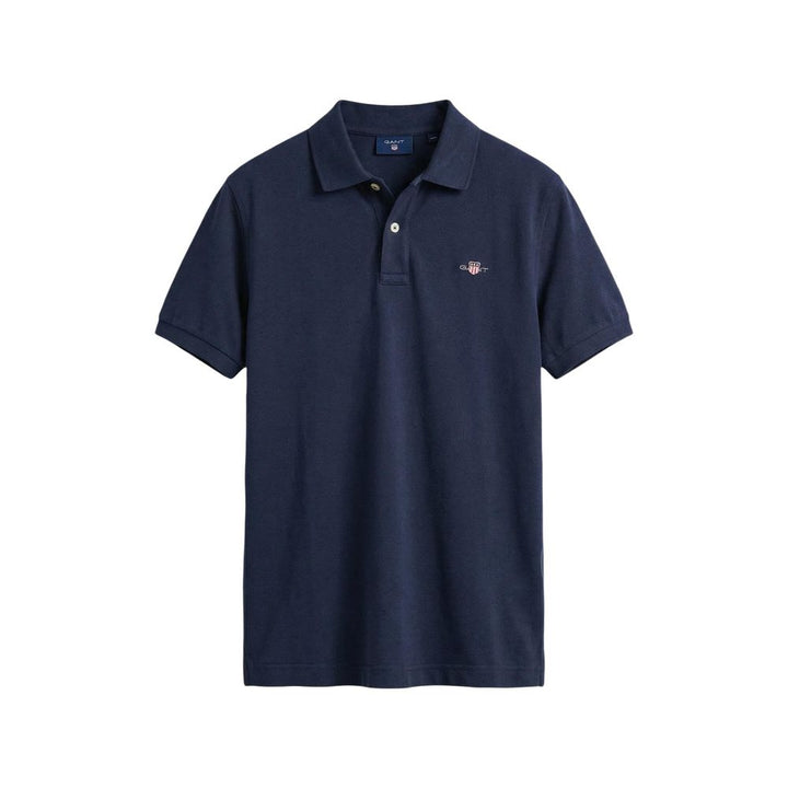 Gant Blue Cotton Polo Shirt